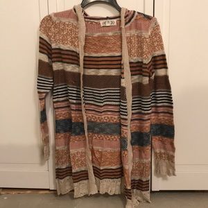 Stripped cardigan